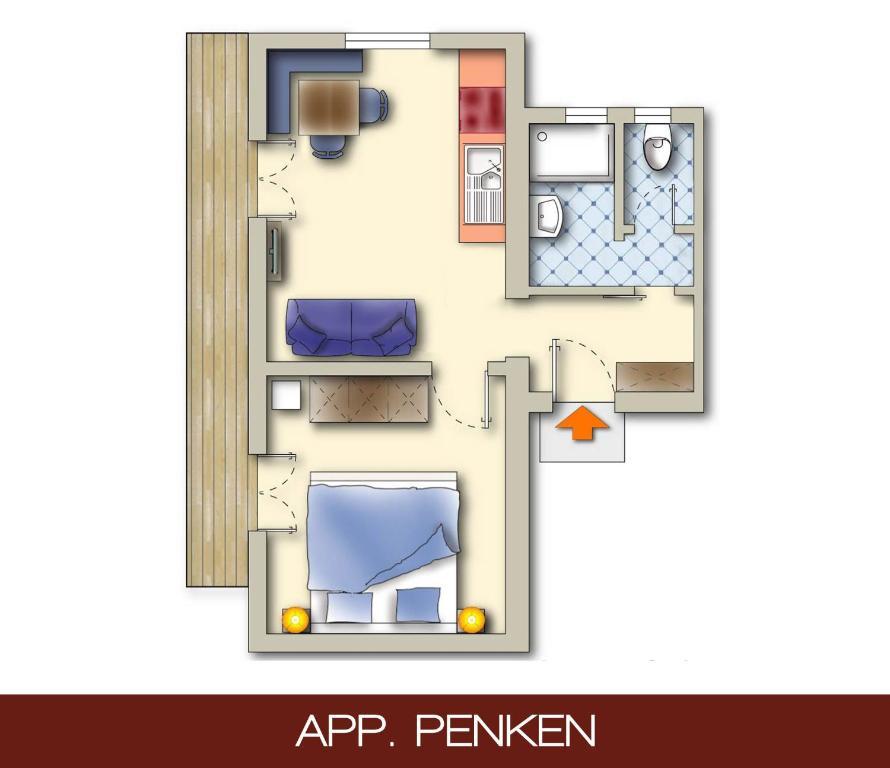 Appartements Enzian Finkenberg Pokoj fotografie